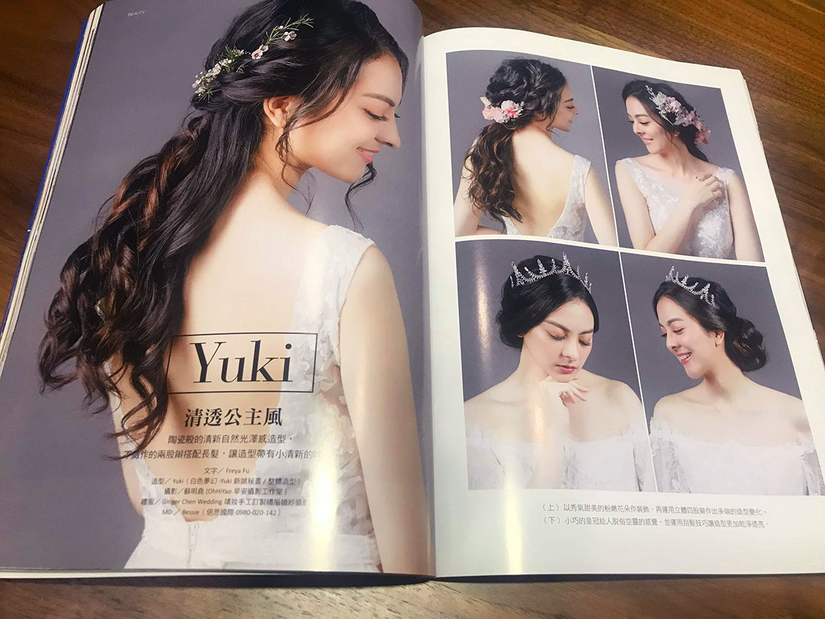 新娘物語, 公主風, 新秘推薦, 高雄新秘,新秘YUKI