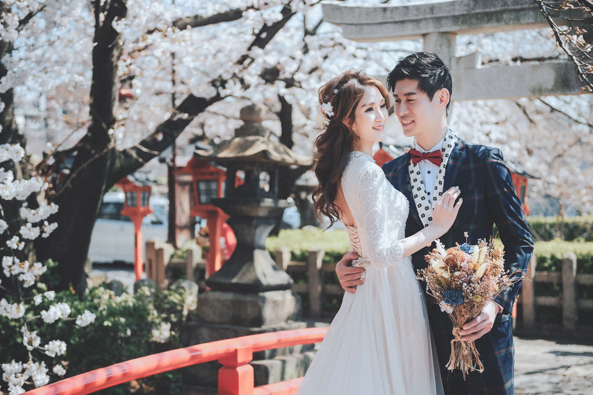 海外婚紗|京都櫻花婚紗